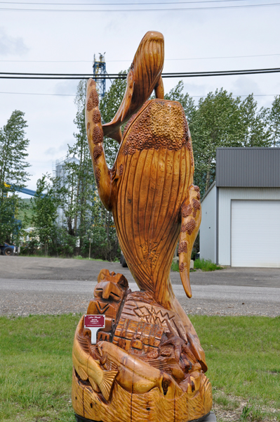 2014 First Breath chainsaw carving